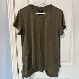 Ruti Asymmetric Hem Short Sleeve Shirt Size M/L